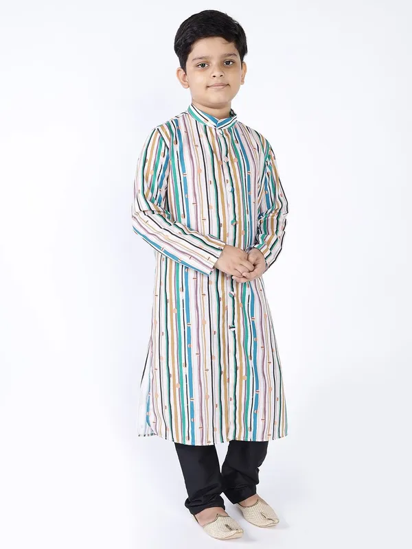 Tabard_Boys_Striped_Straight_Kurta_(Multicolor)