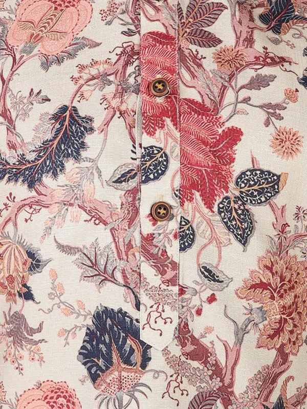 Tabard_Boys_Printed_Straight_Kurta_(Beige)