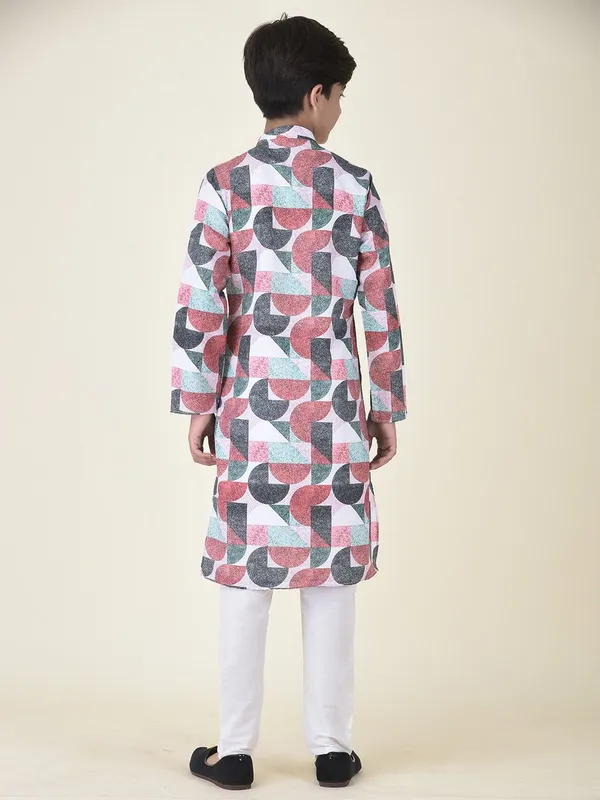 Tabard_Boys_Printed_Straight_Kurta_(Multicolor)