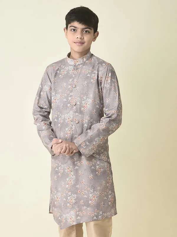 Tabard_Boys_Printed_Straight_Kurta_(Blue)