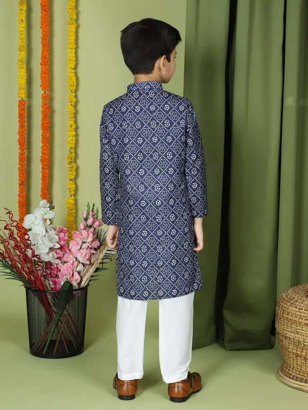 Tabard_Boys_Printed_Straight_Kurta_(Blue)
