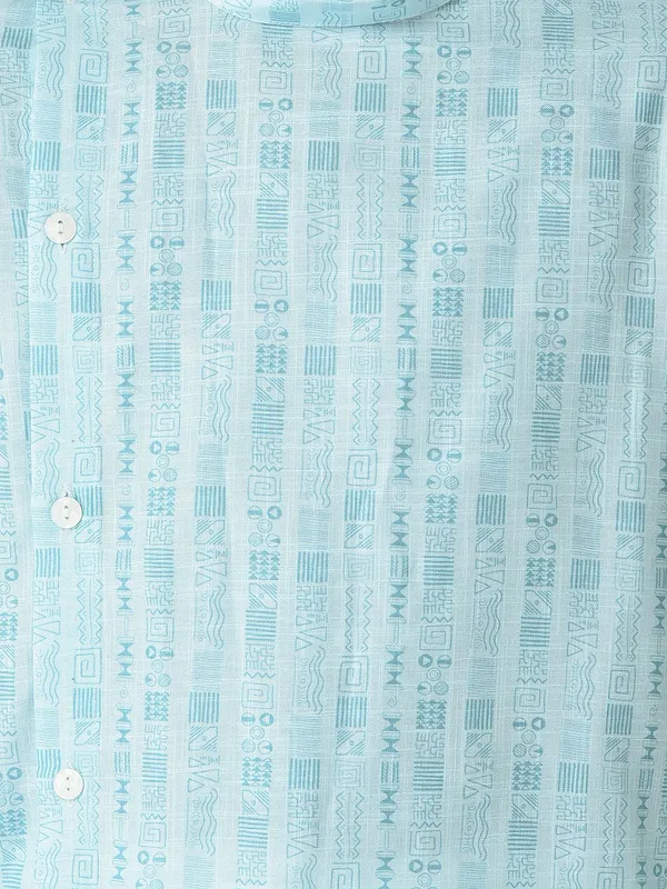 Tabard_Boys_Printed_Straight_Kurta_(Blue)