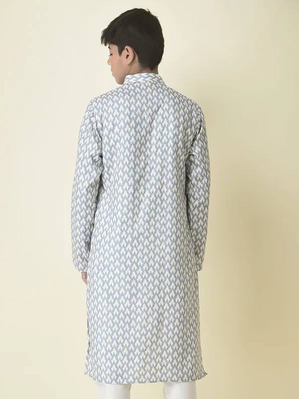 Tabard_Boys_Printed_Straight_Kurta_(Grey)