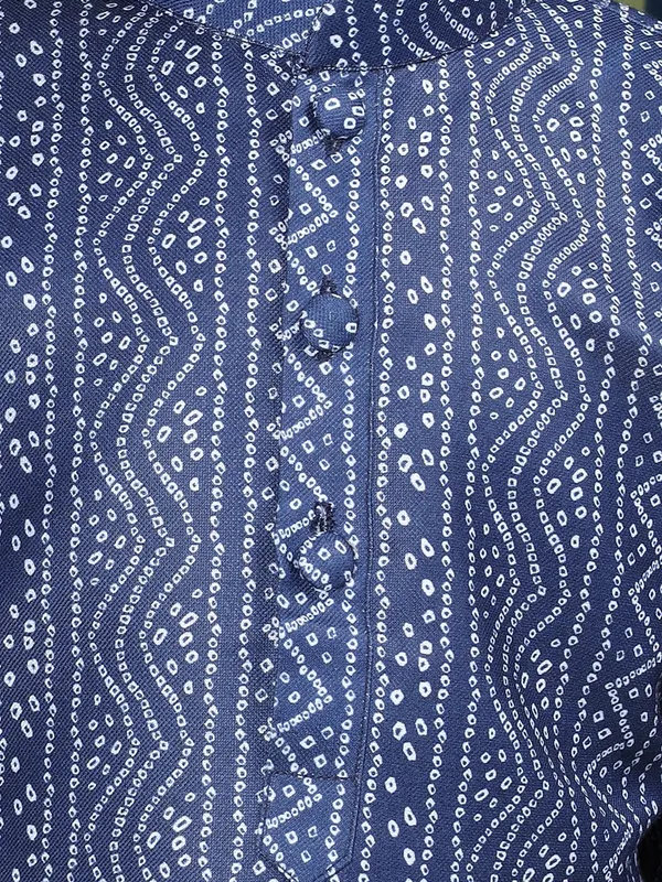 Tabard_Boys_Printed_Straight_Kurta_(Blue)