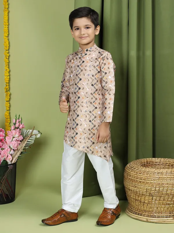 Tabard_Boys_Printed_Straight_Kurta_(Multicolor)