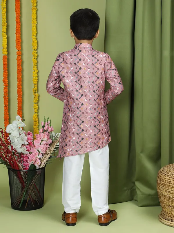 Tabard_Boys_Printed_Straight_Kurta_(Multicolor)