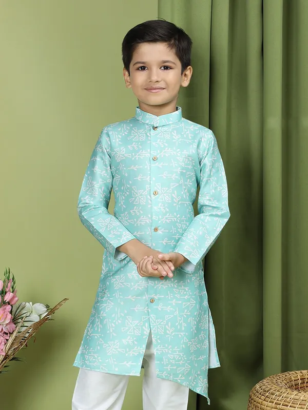 Tabard_Boys_Printed_Straight_Kurta_(Light_Blue,_White)