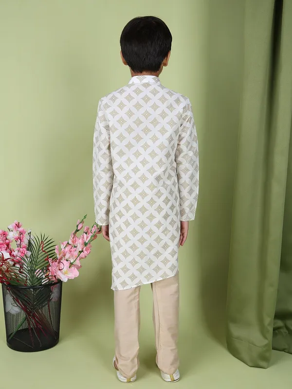 Tabard_Boys_Printed_Straight_Kurta_(White)