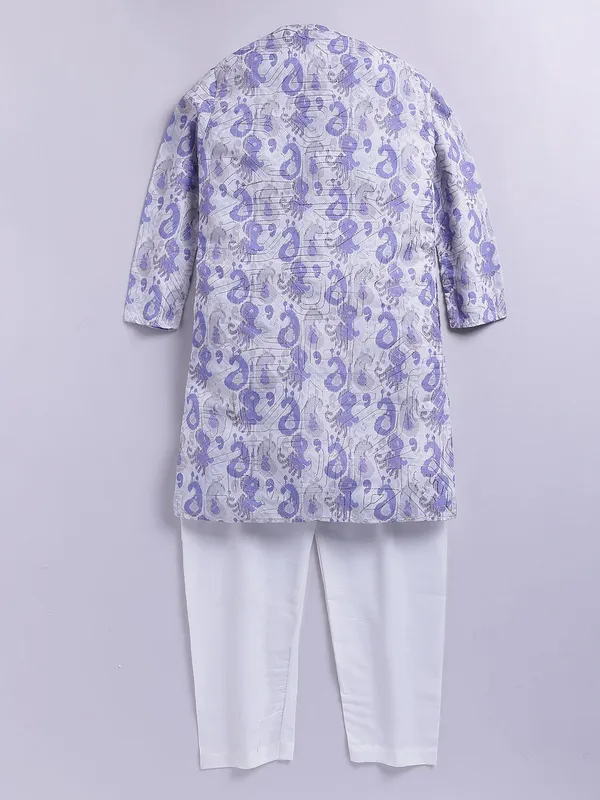 Tabard_Boys_Printed_Straight_Kurta_(Blue)