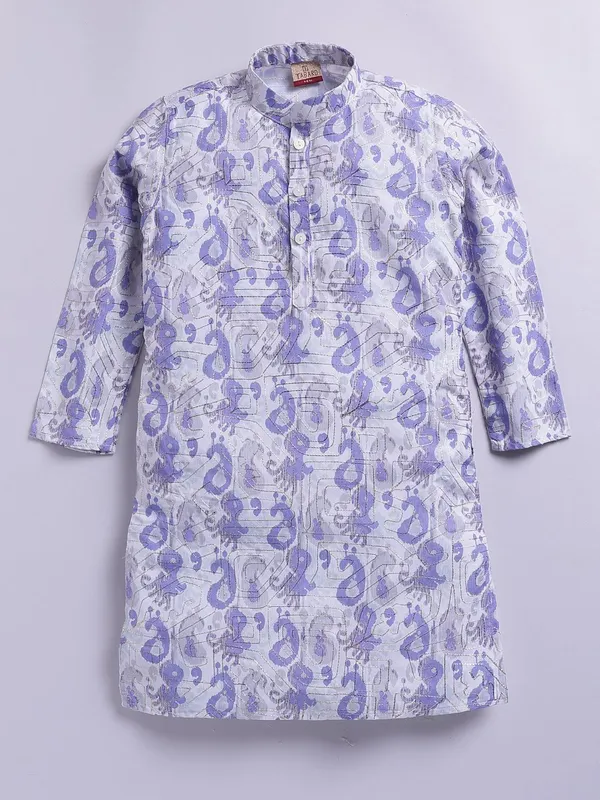 Tabard_Boys_Printed_Straight_Kurta_(Blue)