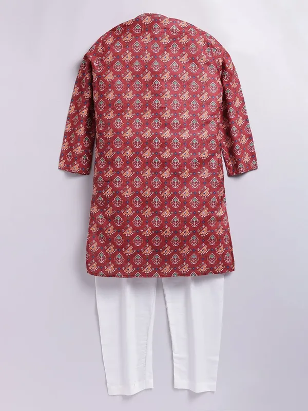 Tabard_Boys_Embroidered_Straight_Kurta_(Multicolor)