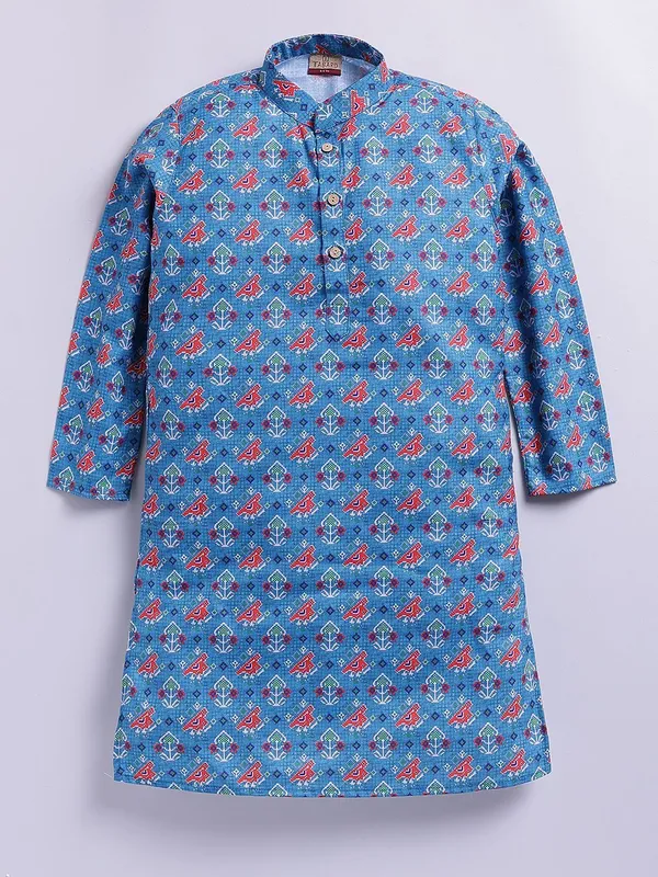 Tabard_Boys_Embroidered_Straight_Kurta_(Blue)