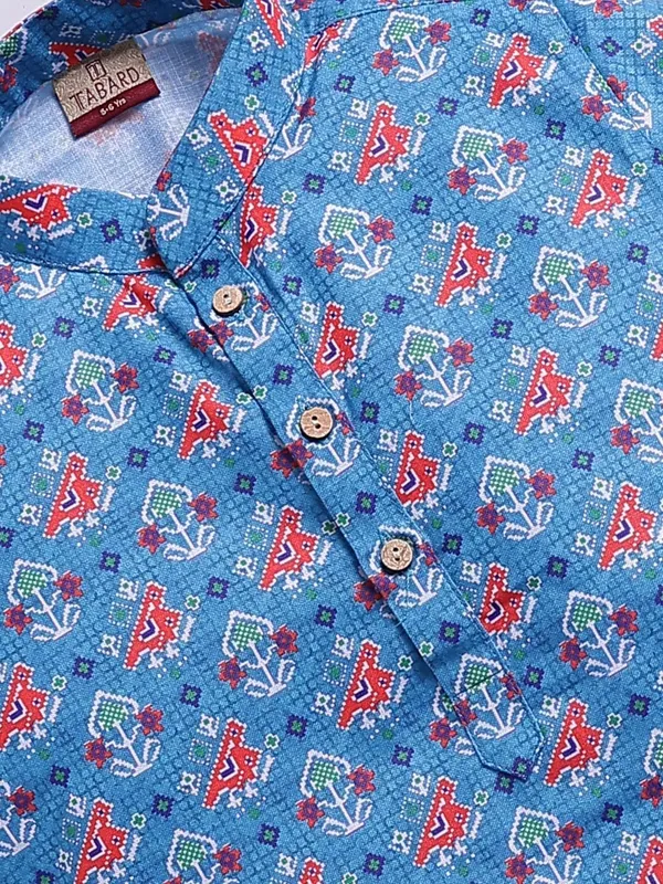 Tabard_Boys_Embroidered_Straight_Kurta_(Blue)