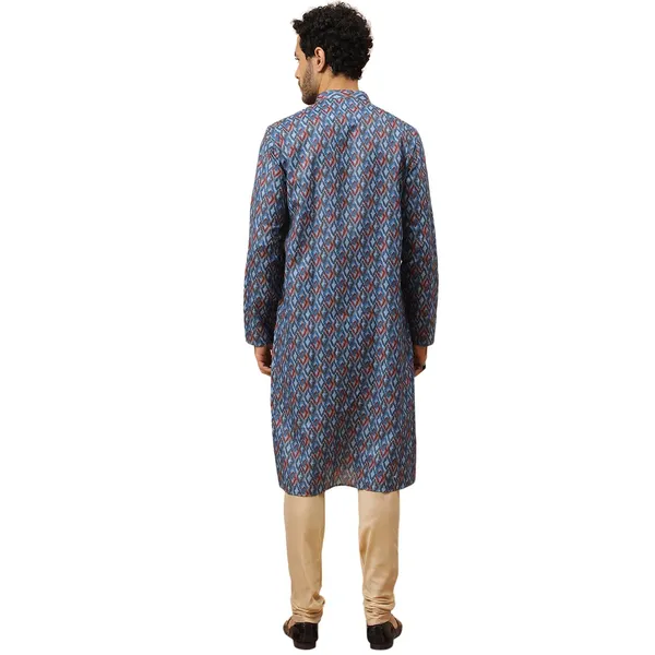 Multicolour_Cotton_Full_Sleeve_Regular_Fit_Printed_Multicolour_Kurta_For_Men