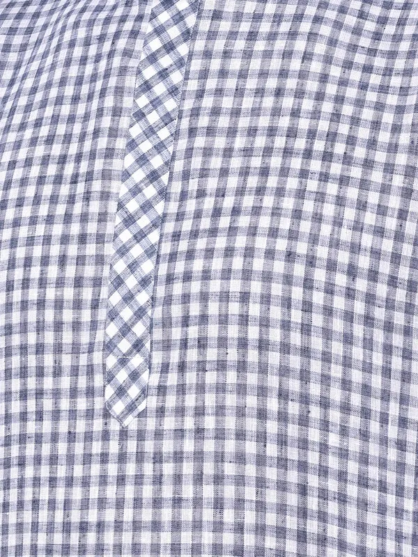 Blue_Cotton_Linen_Full_Sleeves_Regular_Checks_Kurta_Set_For_Men