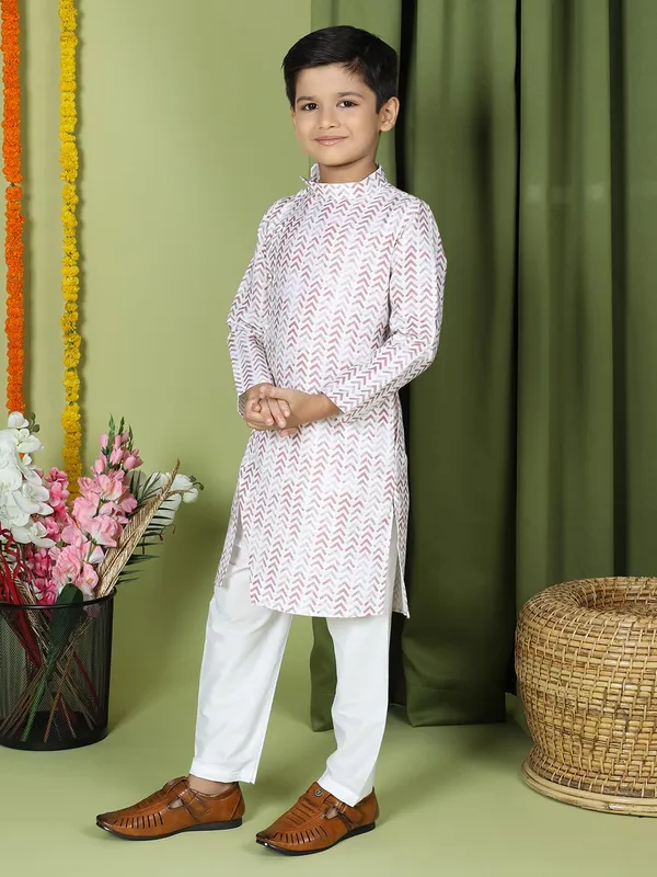 Blue_Cotton_Full_Sleeve_Regular_Fit_Printed_Blue_Kurta_For_Boy