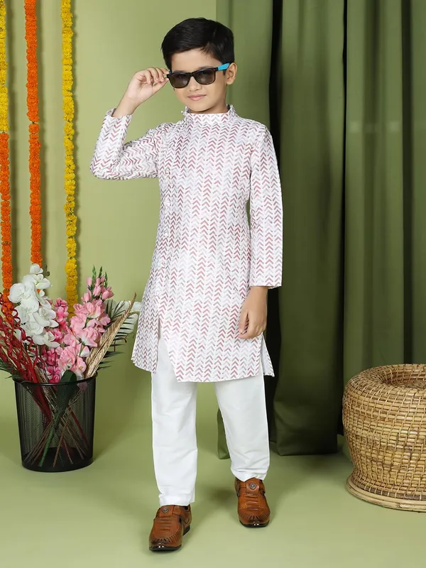 Blue_Cotton_Full_Sleeve_Regular_Fit_Printed_Blue_Kurta_For_Boy