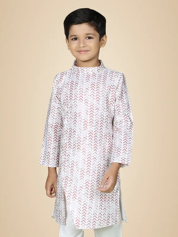 Blue_Cotton_Full_Sleeve_Regular_Fit_Printed_Blue_Kurta_For_Boy