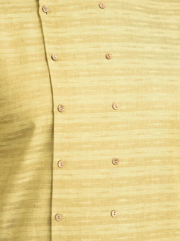 Yellow_Cotton_Yellow_Full_Sleeve_Regular_Fit_Printed_Kurta_Set_For_Men