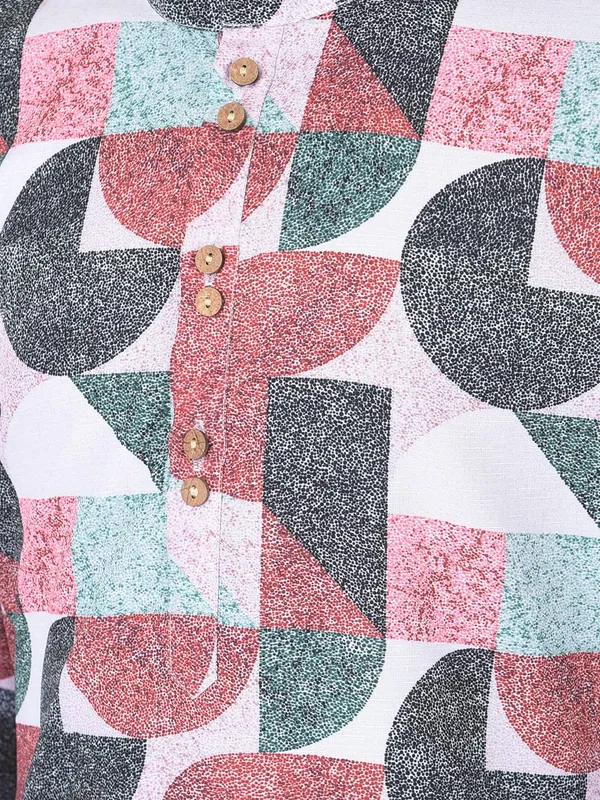 Red_Cotton_Full_Sleeve_Regular_Printed_Kurta_For_Kids