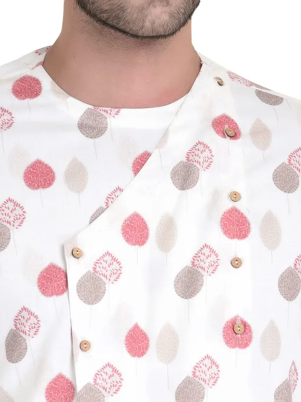 Off_White_Cotton_Off_White_Full_Sleeve_Regular_Fit_Printed_Kurta_For_Men