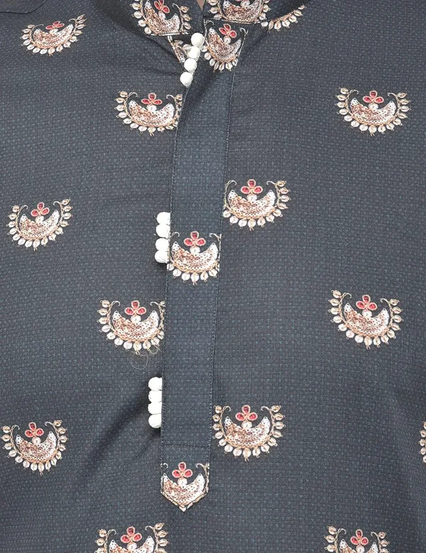 Black_Cotton_Black_Full_Sleeve_Regular_Printed_Kurta_For_Men