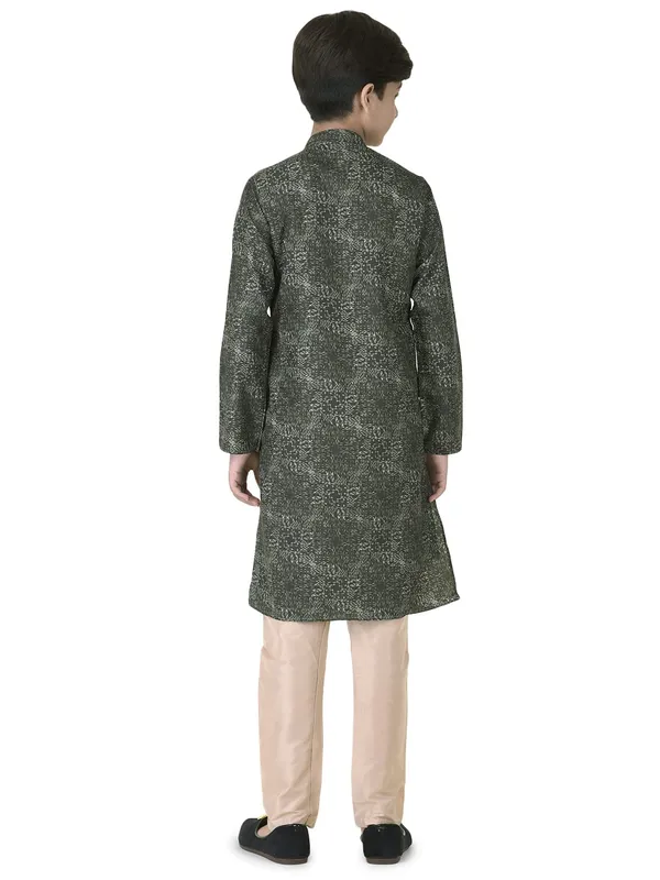Green_Cotton_Full_Sleeve_Regular_Printed_Kurta_For_Kids