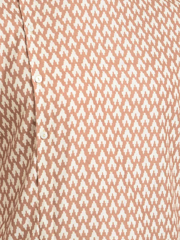 Mustard_Cotton_Mustard_Full_Sleeve_Regular_Fit_Printed_Kurta_Set_For_Men
