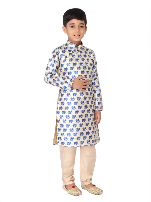 Blue_Cotton_Full_Sleeve_Regular_Printed_Kurta_For_Kids
