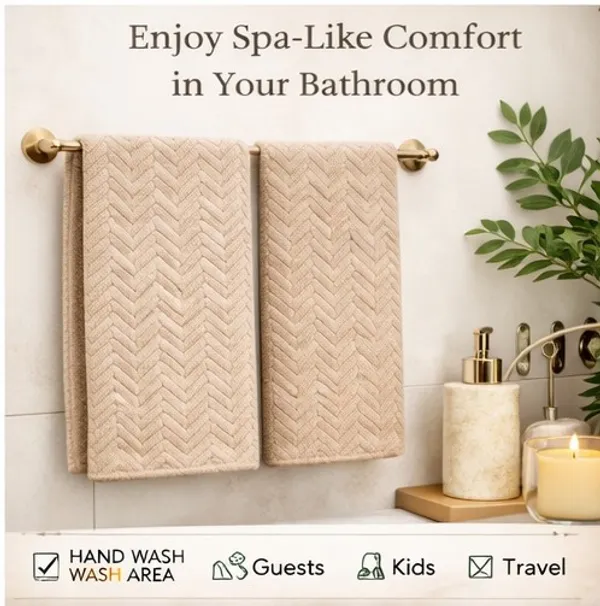 Cream_Bamboo_Hand_Towel_(_Pack_Of_2_)