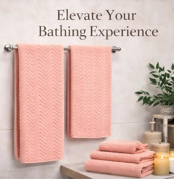 Peach_Premium_Bamboo_Bath_Towel_Set_4_Piece_(1_Large_Bath_Towel,_1_Small_Bath_Towel,_2_Hand_Towel_Ultra_Soft_,_Super_Absorbent,_Fast_Drying_&_Antibacterial