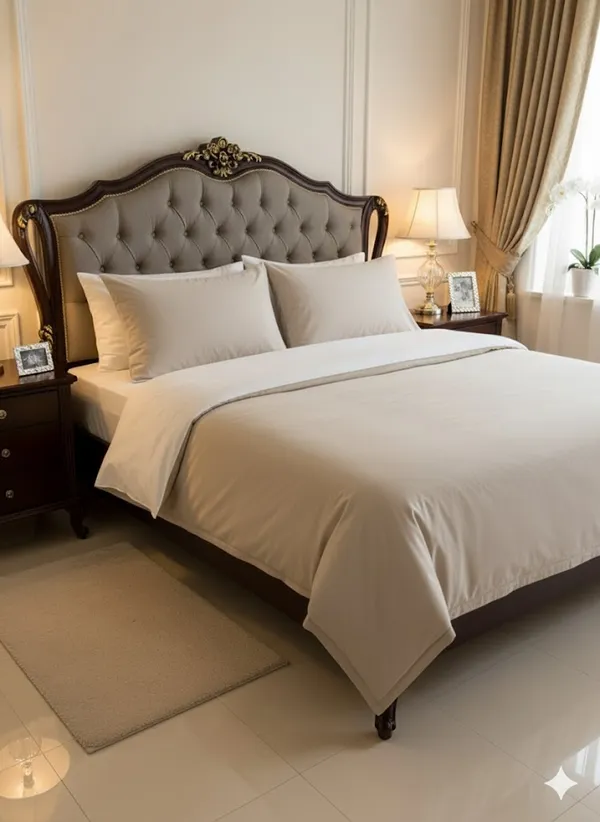 Beige_Linen_Solid_Flat_Bedsheet_(_Pack_Of_1_)