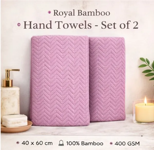 Lavender_Bamboo_Hand_Towel_(_Pack_Of_2_)