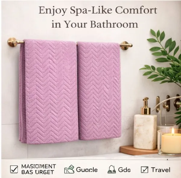 Lavender_Bamboo_Hand_Towel_(_Pack_Of_2_)