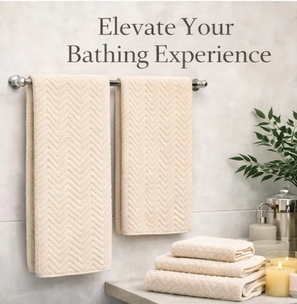 Cream_Premium_Bamboo_Bath_Towel_Set_4_Piece_(1_Large_Bath_Towel,_1_Small_Bath_Towel,_2_Hand_Towel_Ultra_Soft_,_Super_Absorbent,_Fast_Drying_&_Antibacterial