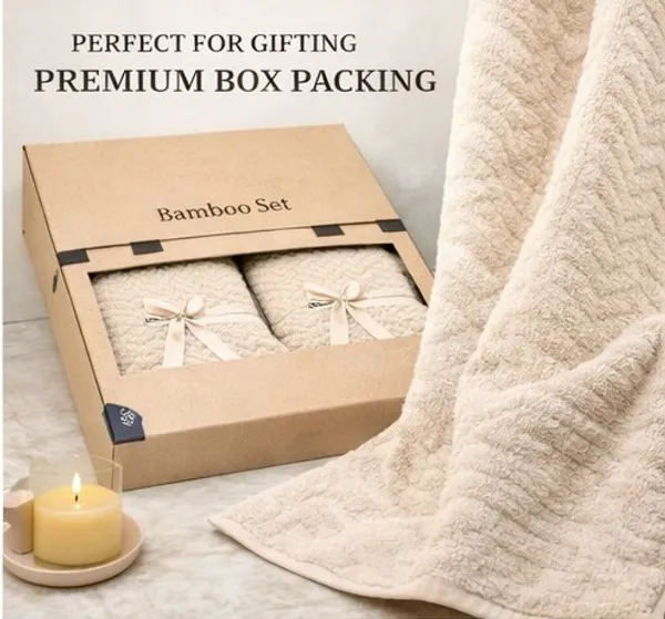 Cream_Premium_Bamboo_Bath_Towel_Set_4_Piece_(1_Large_Bath_Towel,_1_Small_Bath_Towel,_2_Hand_Towel_Ultra_Soft_,_Super_Absorbent,_Fast_Drying_&_Antibacterial