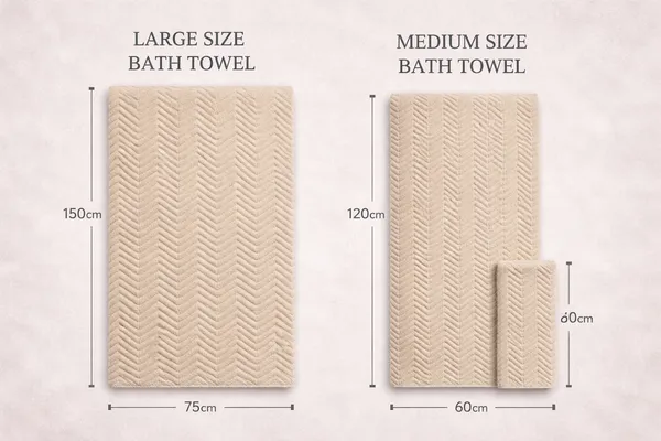 Cream_Premium_Bamboo_Bath_Towel_Set_4_Piece_(1_Large_Bath_Towel,_1_Small_Bath_Towel,_2_Hand_Towel_Ultra_Soft_,_Super_Absorbent,_Fast_Drying_&_Antibacterial