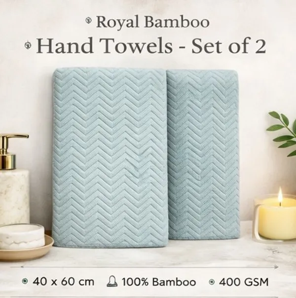 Sea_Green_Microfibre_Hand_Towel_(_Pack_Of_2_)