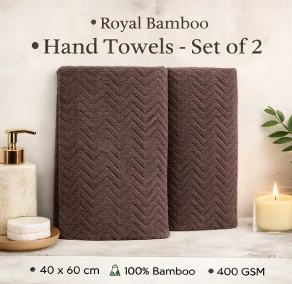 Brown_Microfibre_Hand_Towel_(_Pack_Of_2_)