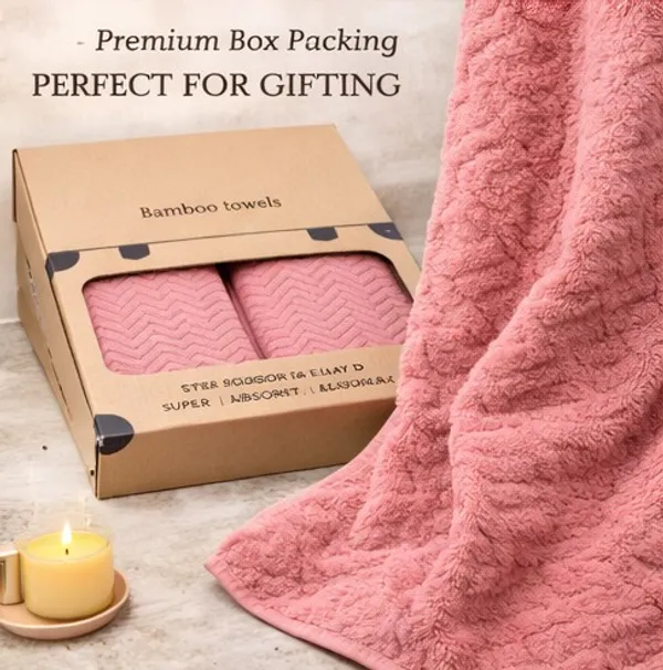 Peach_Bamboo_Hand_Towel_(_Pack_Of_2_)