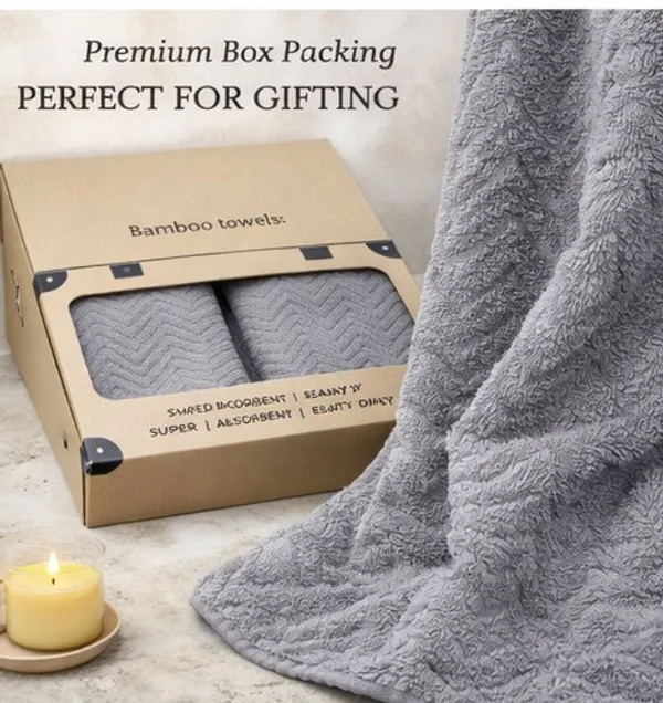 DARK_Grey_Bamboo_Hand_Towel_(_Pack_Of_2_)
