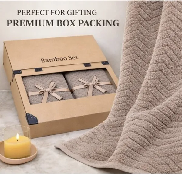 Brown_Premium_Bamboo_Bath_Towel_Set_4_Piece_(1_Large_Bath_Towel,_1_Small_Bath_Towel,_2_Hand_Towel_Ultra_Soft_,_Super_Absorbent,_Fast_Drying_&_Antibacterial