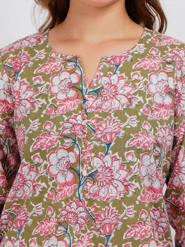 Green_Floral_Print_Co-Ord_Set