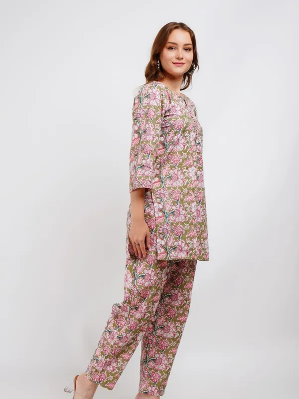 Green_Floral_Print_Co-Ord_Set