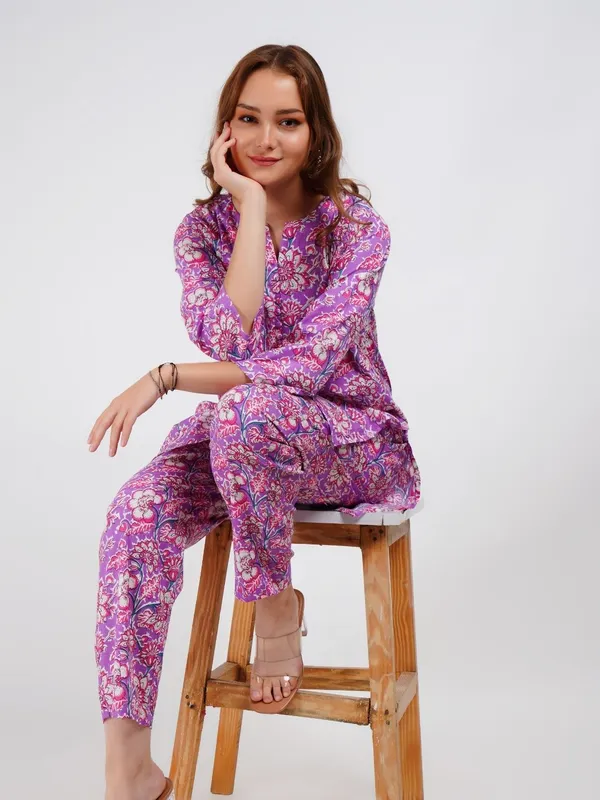 Lavender_Floral_Print_Co-Ord_set