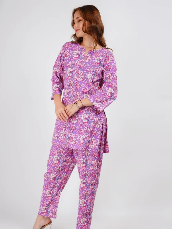 Lavender_Floral_Print_Co-Ord_set