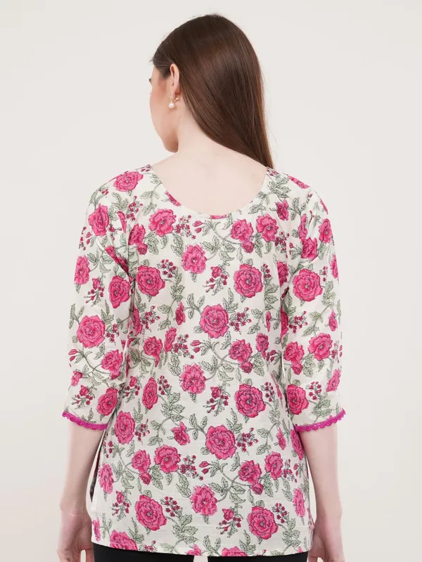 Pink_Floral_Print_A-Line_Top
