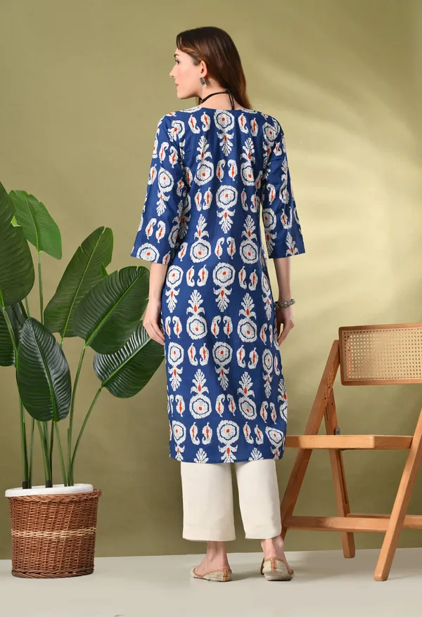 Blue_Printed_Cotton_Kurta