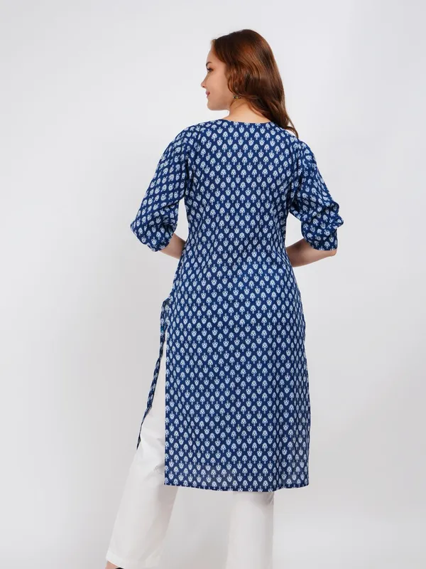 Blue_Printed_Straight_Kurta