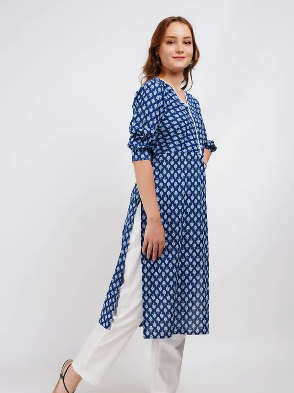 Blue_Printed_Straight_Kurta